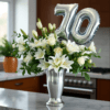 Elegant Lily Delight-70th Birthday