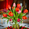 Colorful Tulips_Centrepiece