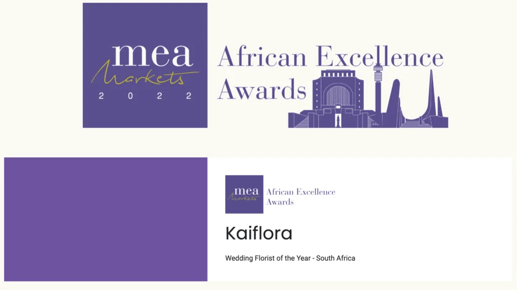MEA Markets African Excellence Awards and showcasing top industry achievements for Kaiflora