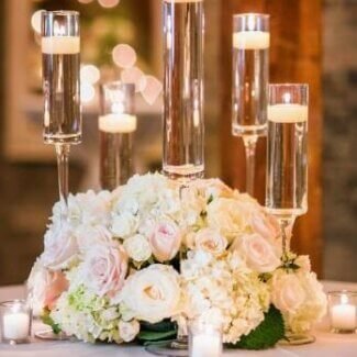 Centerpieces Pink White
