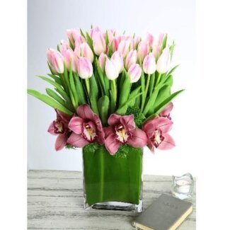 Centerpieces Pink White