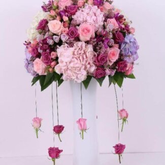 Centerpieces Pink White