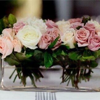 Centerpieces Pink White